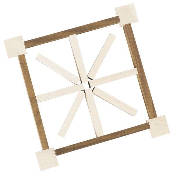 Bausteine II, goki nature 200 Holzbausteine - Naturholz für Kinder Bauen Steine