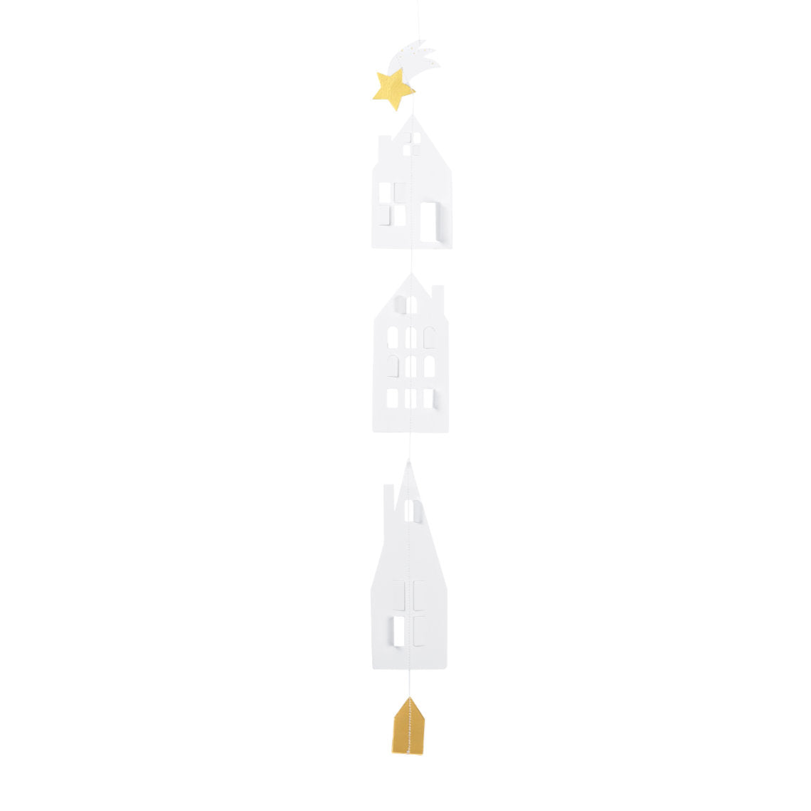 Girlande aus Papier 55cm "Winterstadt" von räder design - Weihnachten Weihnachtsdekoration