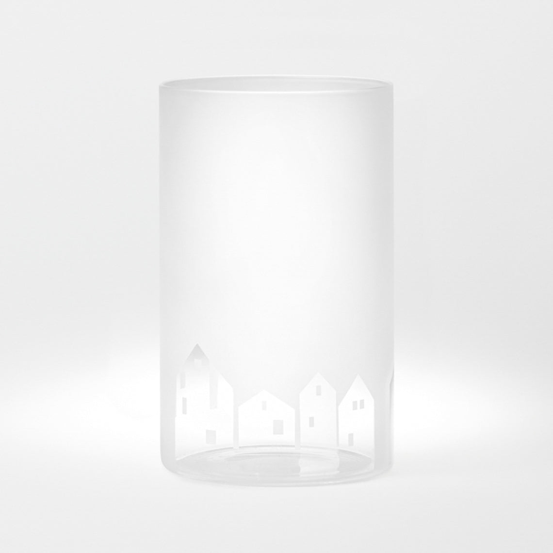 Windlicht mit Lichterdorf aus Porzellan von räder design - Weihnachten Weihnachtsdekoration