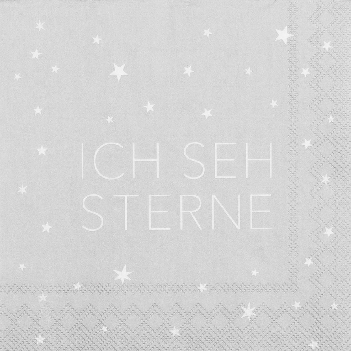 Cocktailservietten 25x25cm "Ich seh Sterne" von räder design - Weihnachten Weihnachtsdekoration