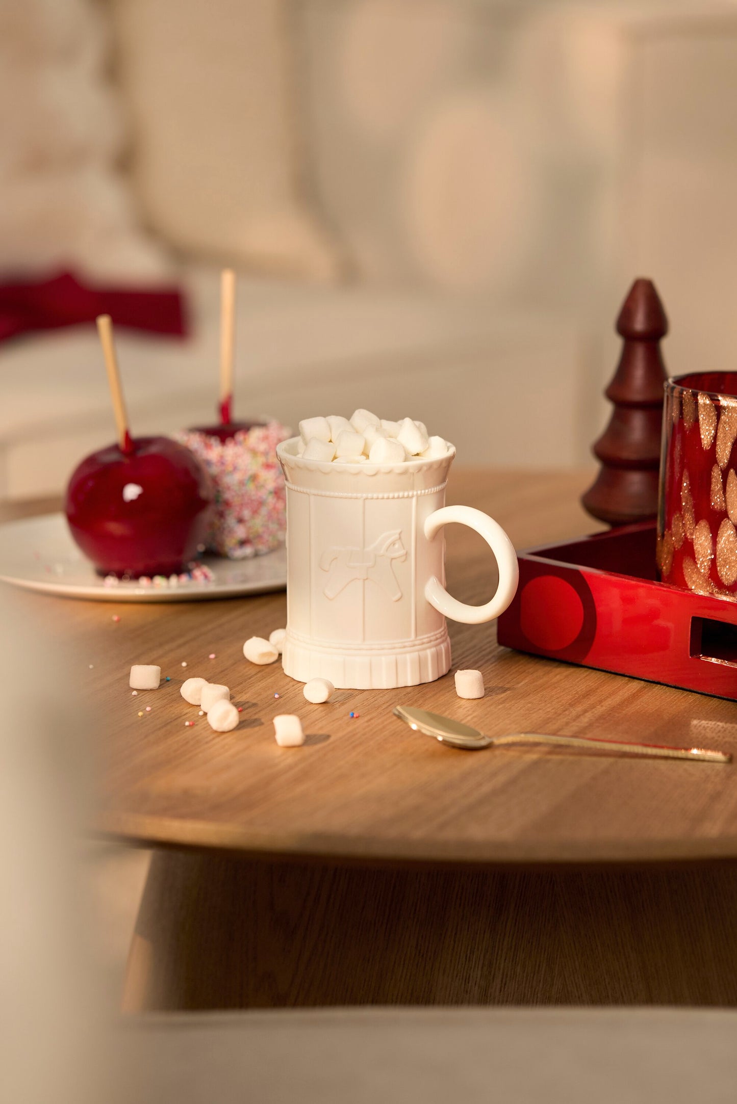 Karussell Tasse Streifen von räder Design – Stilvolle Porzellantasse