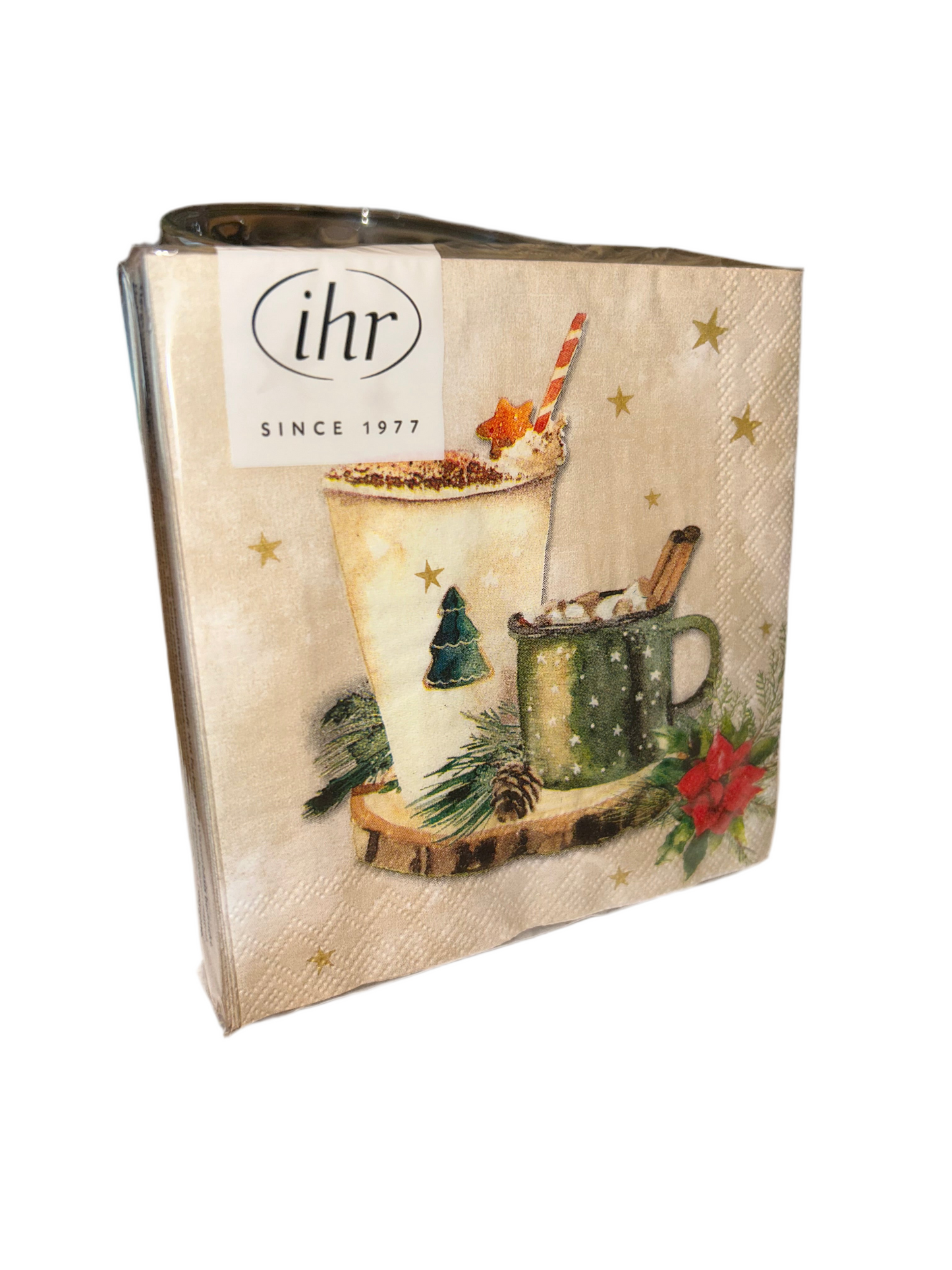 Cocktailservietten 25x25 cm " Weihnachtsgetränke/X-Mas Drinks " von ihr - Weihnachten Weihnachtsdekoration