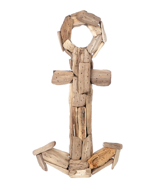 Wandobjekt Anker aus Holz 40 cm von Gilde - maritime Dekoration