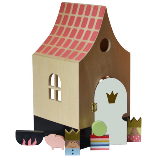 2-in-1 Sortierbox und Puppenhaus Märchen von KIDS by FRIIS (Danish Design) Exclusiv Dänemark
