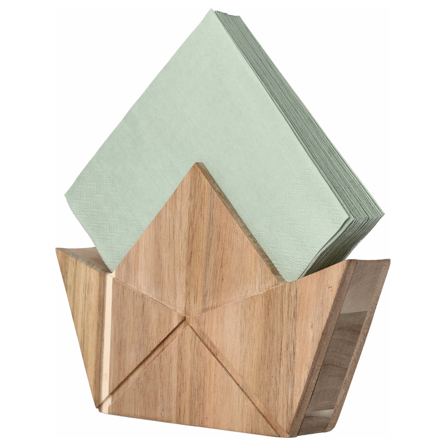 Serviettenhalter aus Holz Bootform von räder design - maritime Dekoration