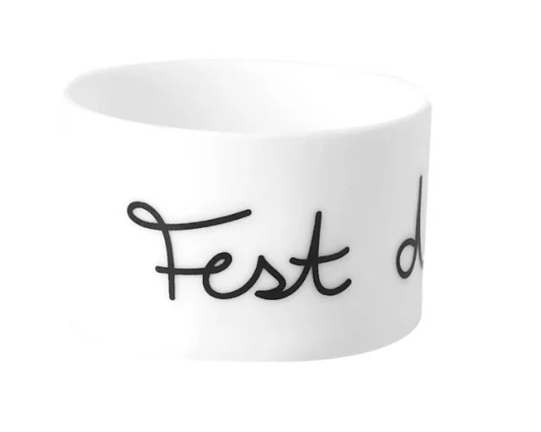 Teelichthalter aus Porzellan " Fest der Liebe " von räder design - Weihnachten