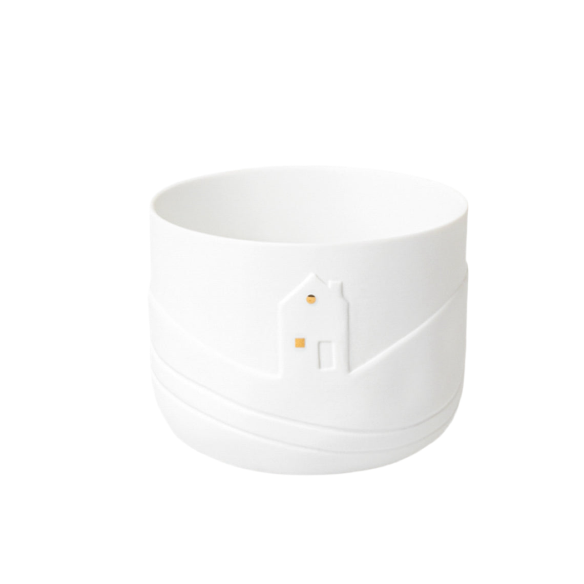 Teelichthalter aus Porzellan "Schlittenspuren" von räder design - Weihnachten Weihnachtsdekoration