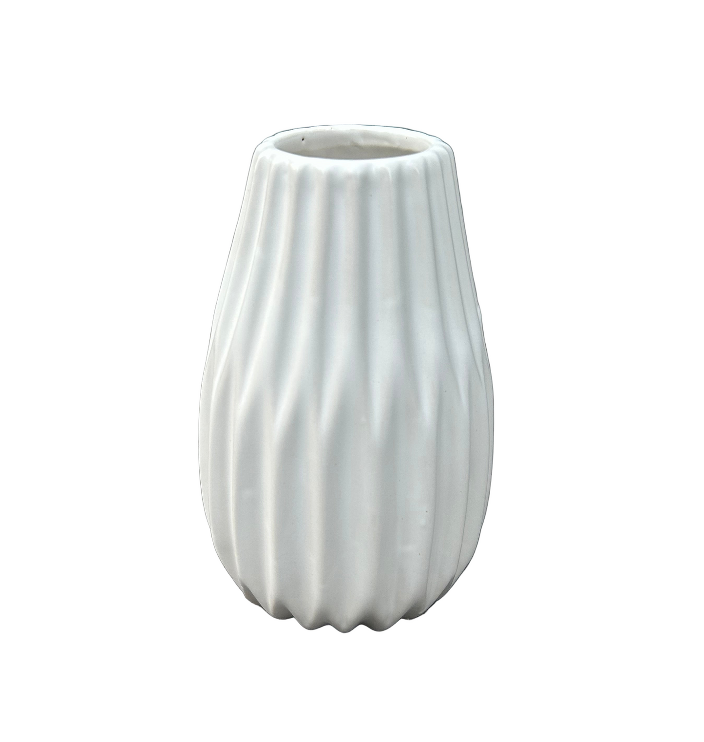 Porcelain vase grey/black/white by Boltze - flower decoration modern