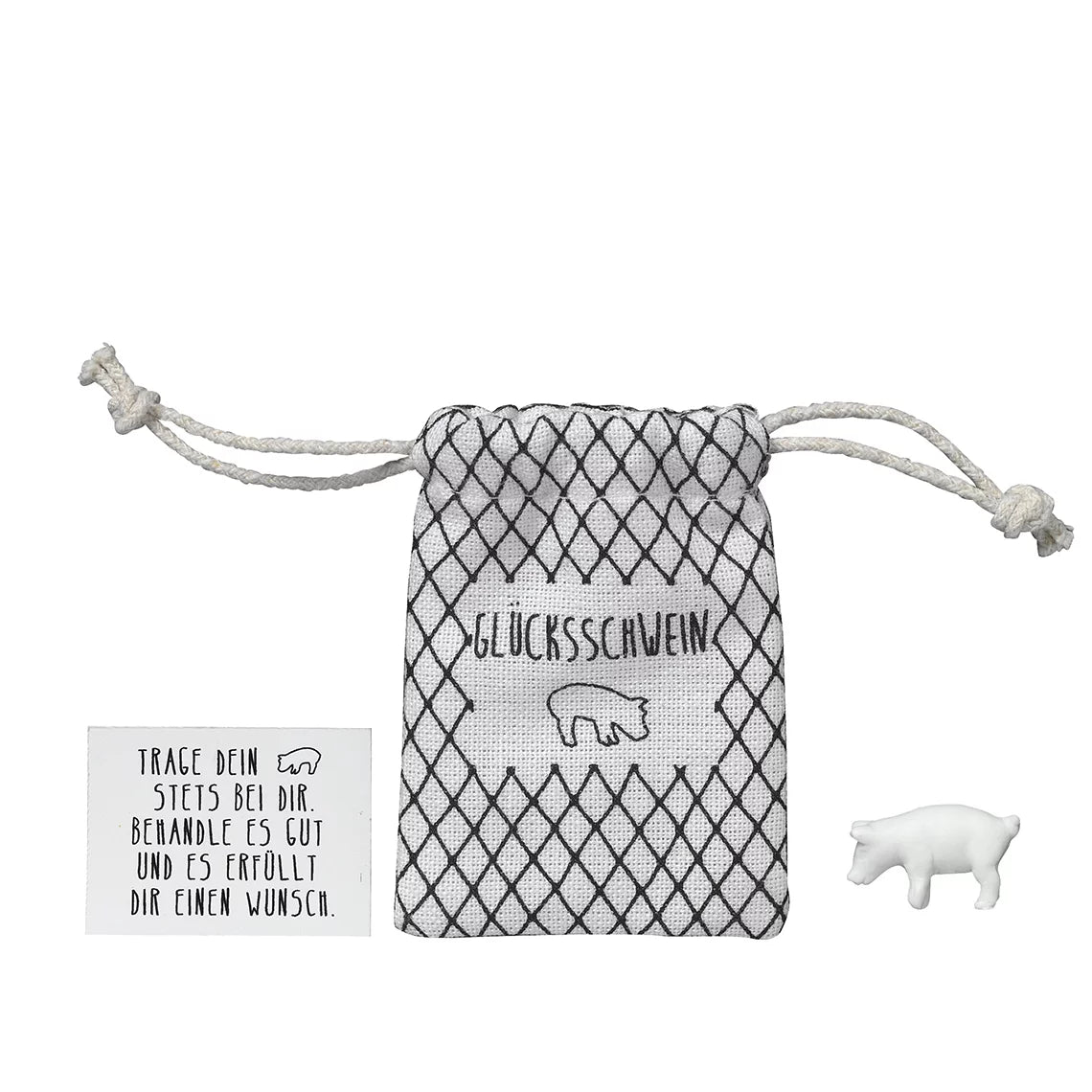 Kleine Taschenbegleiter Schwein Glücksschwein Glücksbringer von räder Geschenkidee