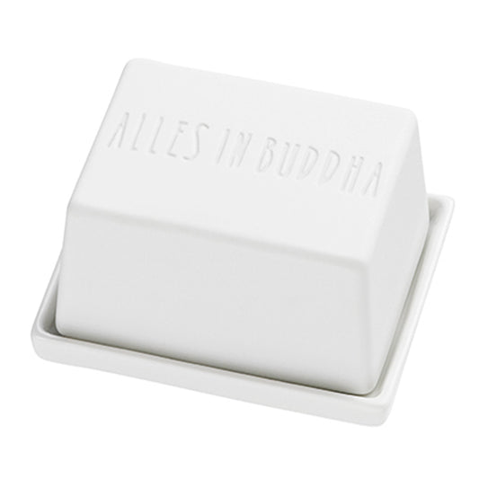 Butterdose aus Porzellan " Alles in Buddha " von räder design hingucker dekorativ lustig Geschenk