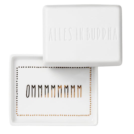 Butterdose aus Porzellan " Alles in Buddha " von räder design hingucker dekorativ lustig Geschenk