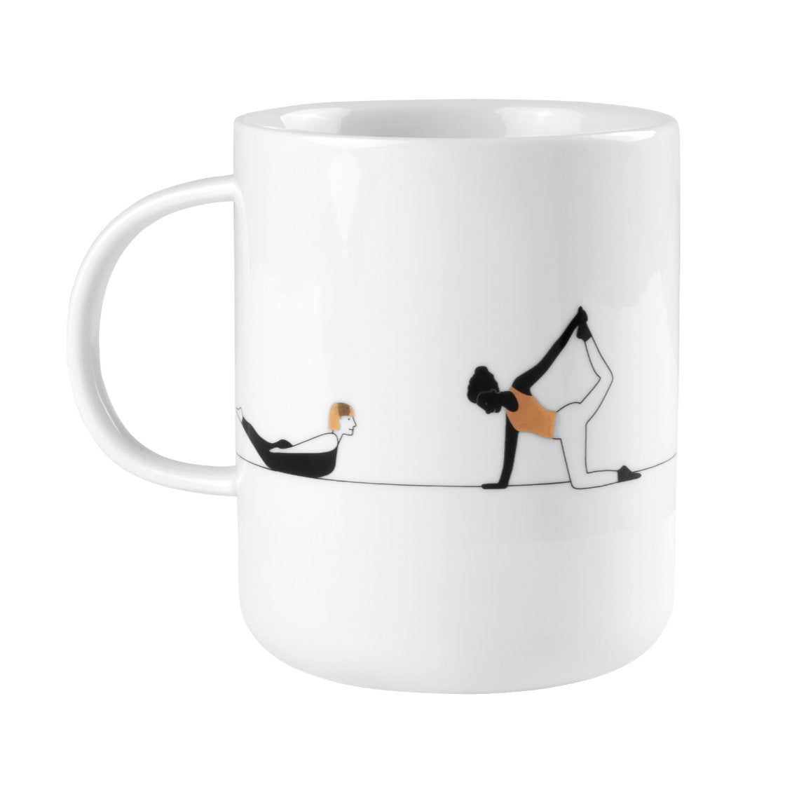 Tasse aus Porzellan " Yoga " von räder design Entspannung