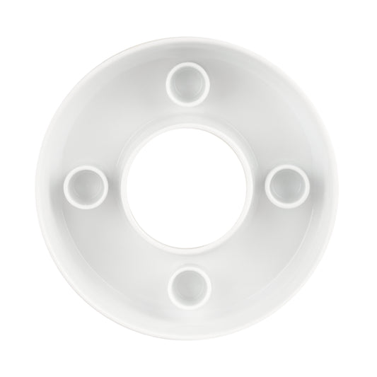 Porcelain wreath for 4 candles "Miracles come to those who believe in them" by räder design