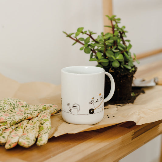 Tasse aus Porzellan " Garten " von räder design Gärtner Gärtnerin