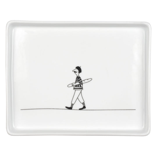 Butterdose aus Porzellan " Bon appétit " von räder design