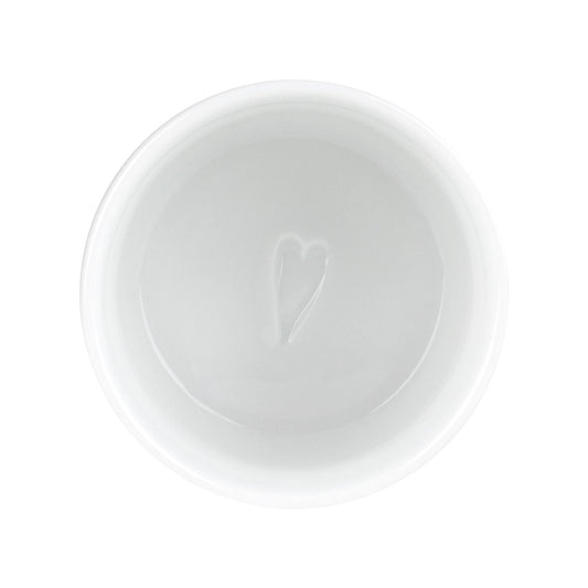 Holztablett mit drei Schälchen aus Porzellan von räder design - Snacktablett