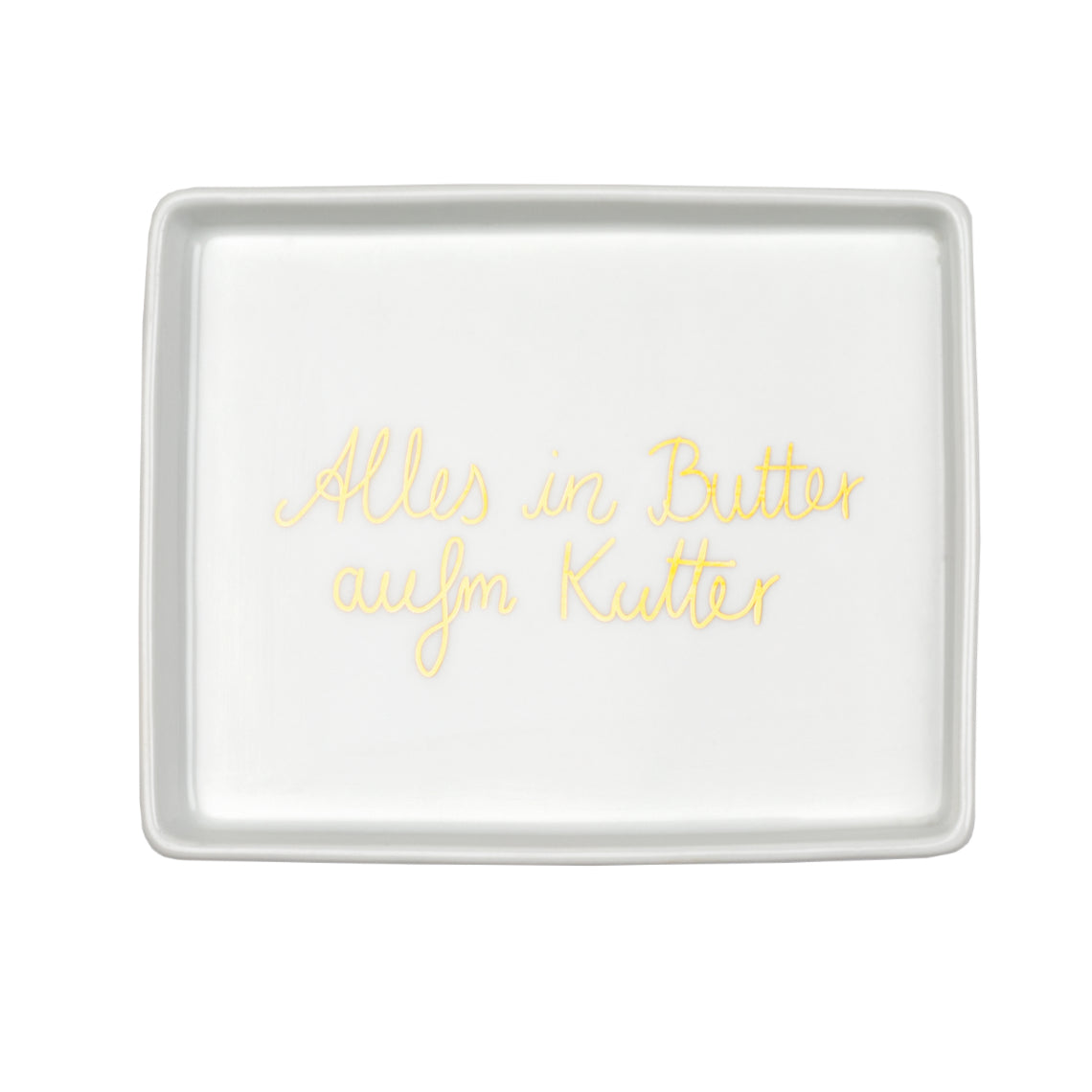 Butterdose klein halb aus Porzellan " Anker" von räder design Kutter