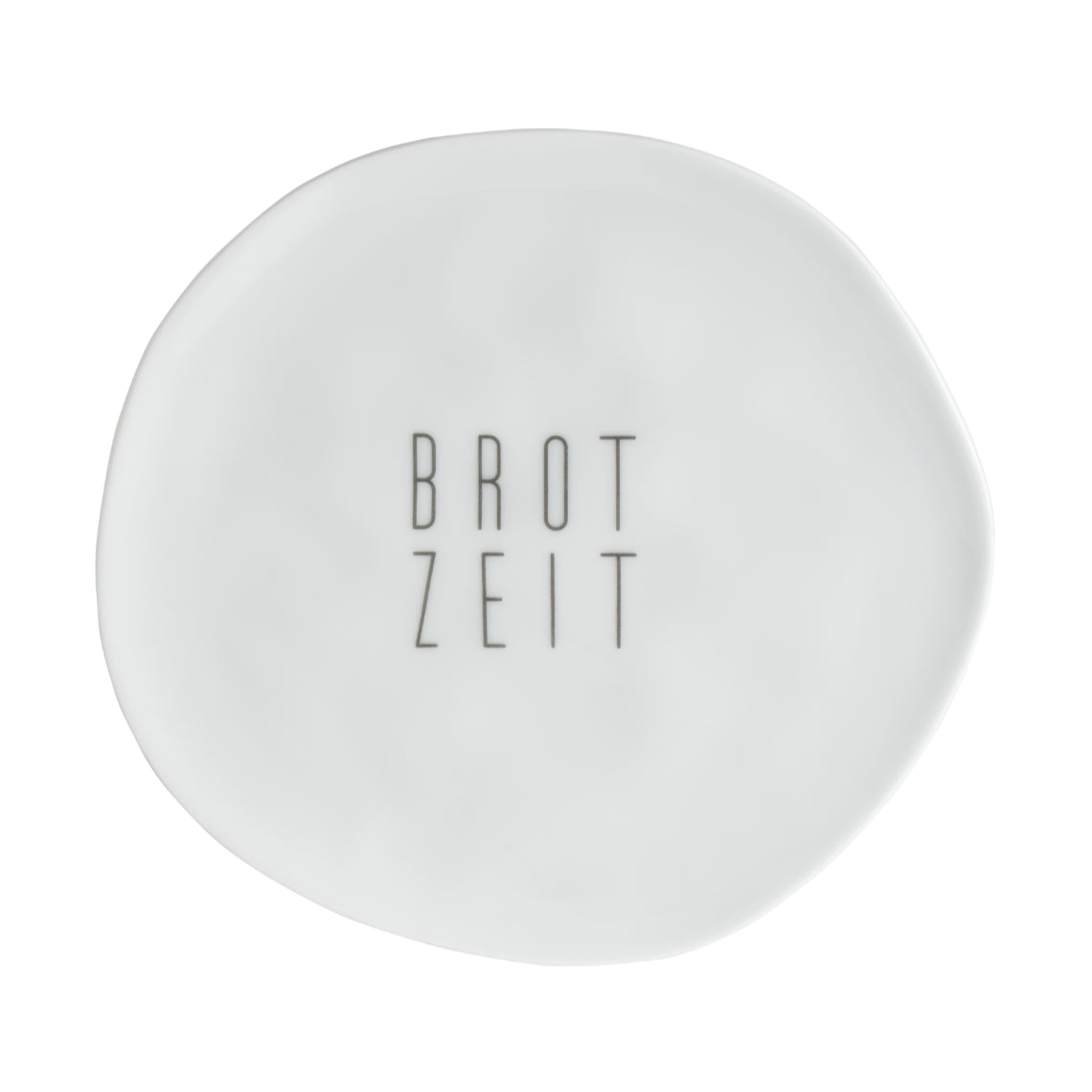 Teller klein aus Porzellan " Brotzeit " von räder design beschrifteter Teller