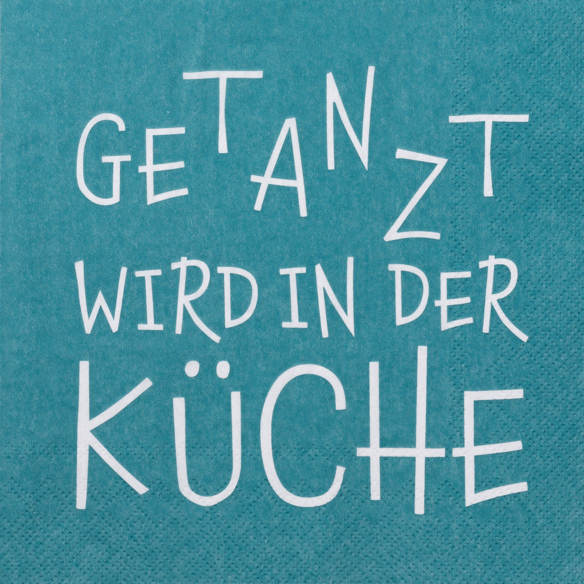 Servietten 33x33 cm " Getanzt wird in der Küche " von räder design
