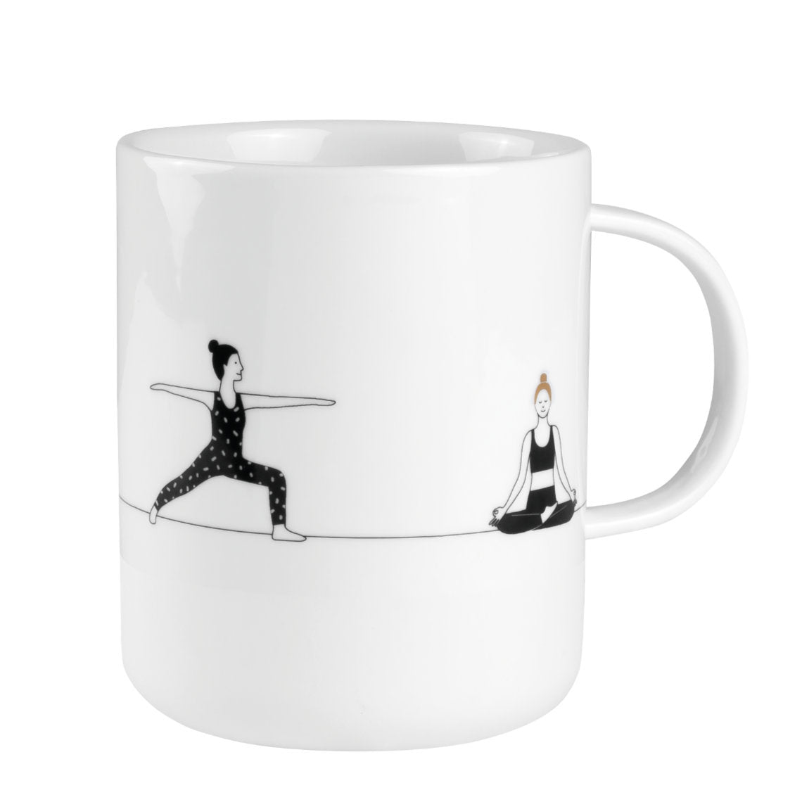 Tasse aus Porzellan " Yoga " von räder design Entspannung