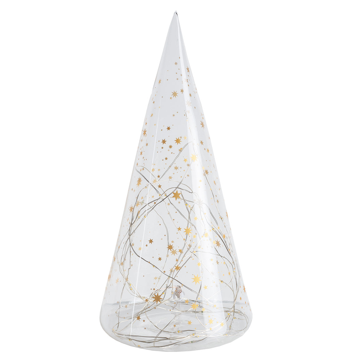 Glastanne Sterne 30cm hoch mit LED-Lichterkette von räder design - Weihnachten Weihnachtsdekoration