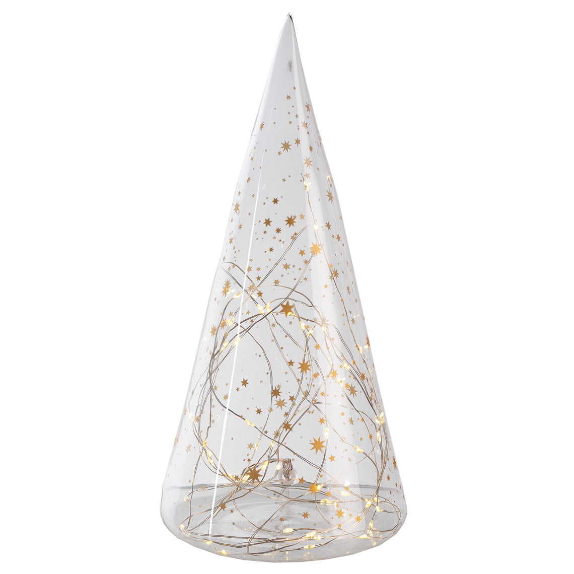 Glastanne Sterne 30cm hoch mit LED-Lichterkette von räder design - Weihnachten Weihnachtsdekoration