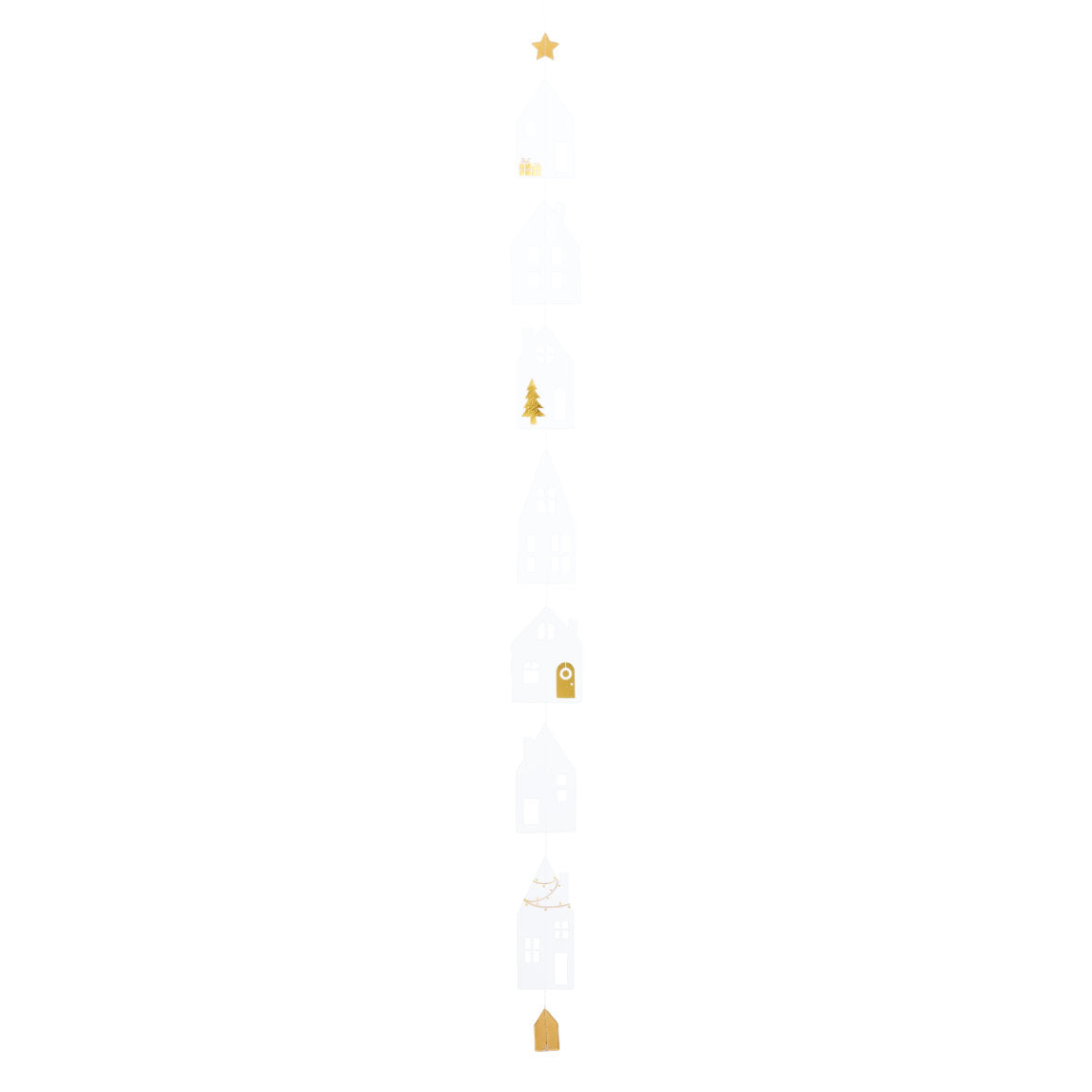 Girlande aus Papier 83,5cm "Winterstadt" von räder design - Weihnachten Weihnachtsdekoration