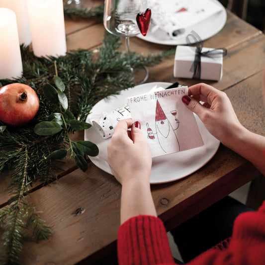 Cocktailservietten 25x25 cm "Frohe Weinachten" von räder design - Weihnachten Weihnachtsdekoration