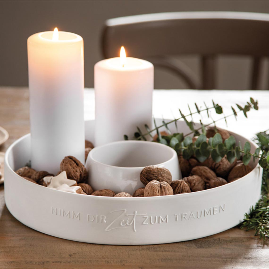 Porzellankranz " Nimm dir Zeit zum träumen " von räder design