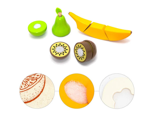 Obst Schneideset aus Montessori Holzspielzeug von UMU Holz Obst