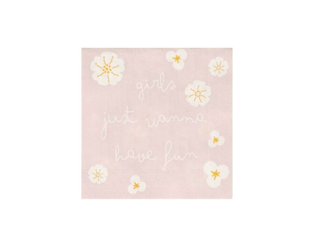 Cocktailservietten 25x25 cm "Girls just wanna have fun" von räder design