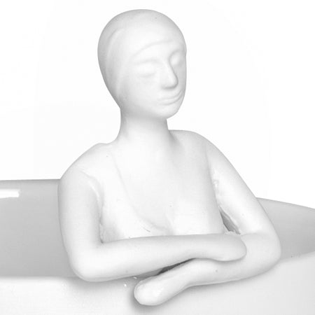 Vase aus Porzellan " Badeteich " von räder design originelle Geschenkidee Frau in der Vase