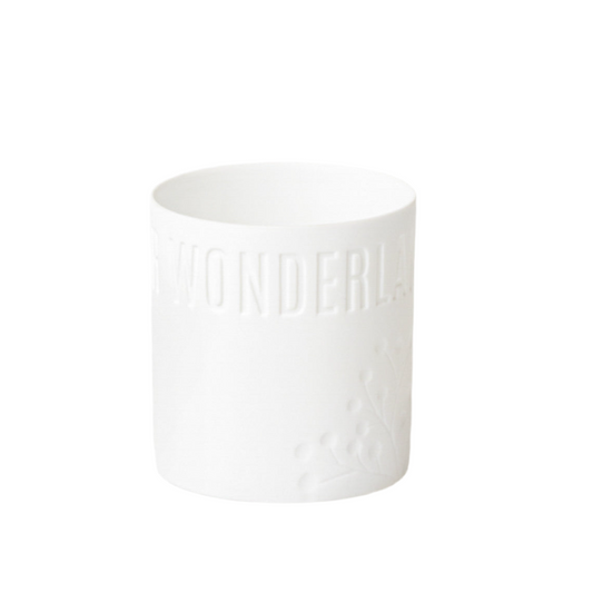 Teelichthalter aus Porzellan "Winter Wonderworld" von räder design - Weihnachten Weihnachtsdekoration