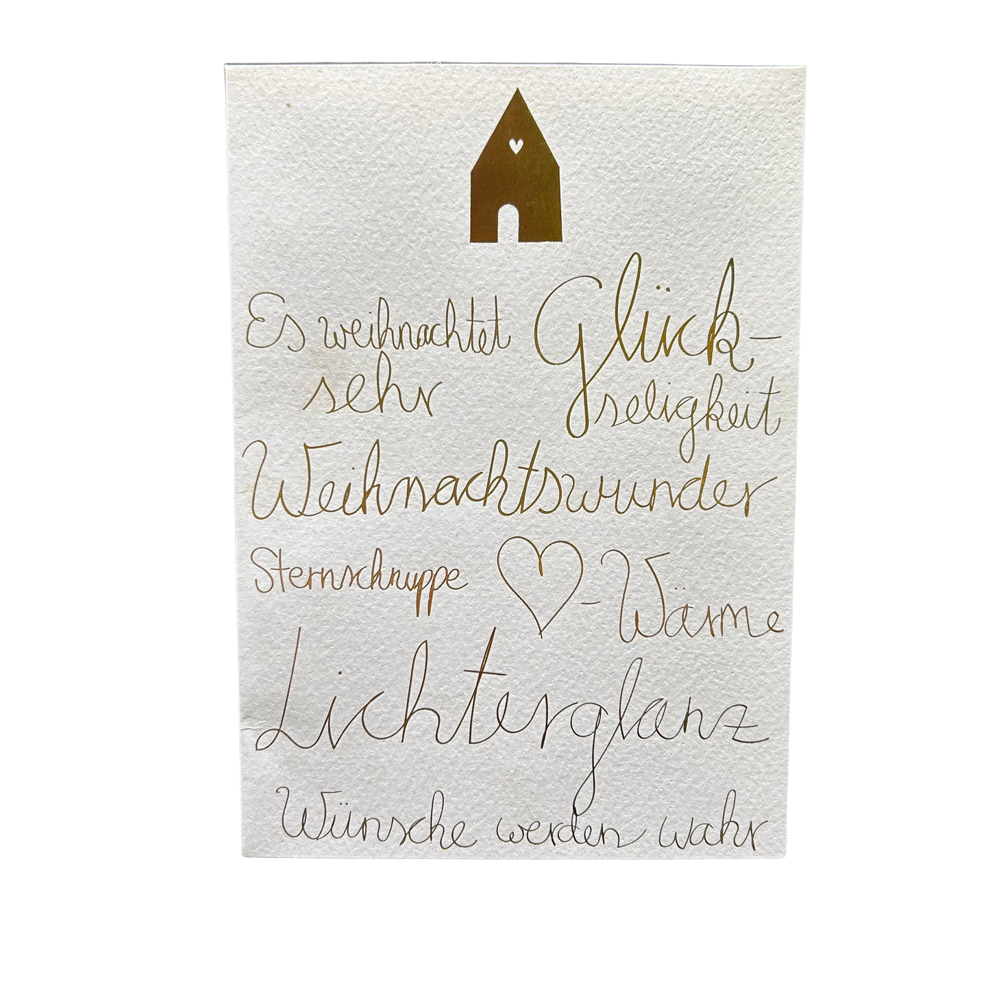Weihnachtskarte Es weihnachtet sehr von räder design