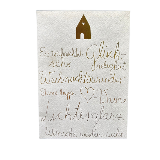 Weihnachtskarte Es weihnachtet sehr von räder design