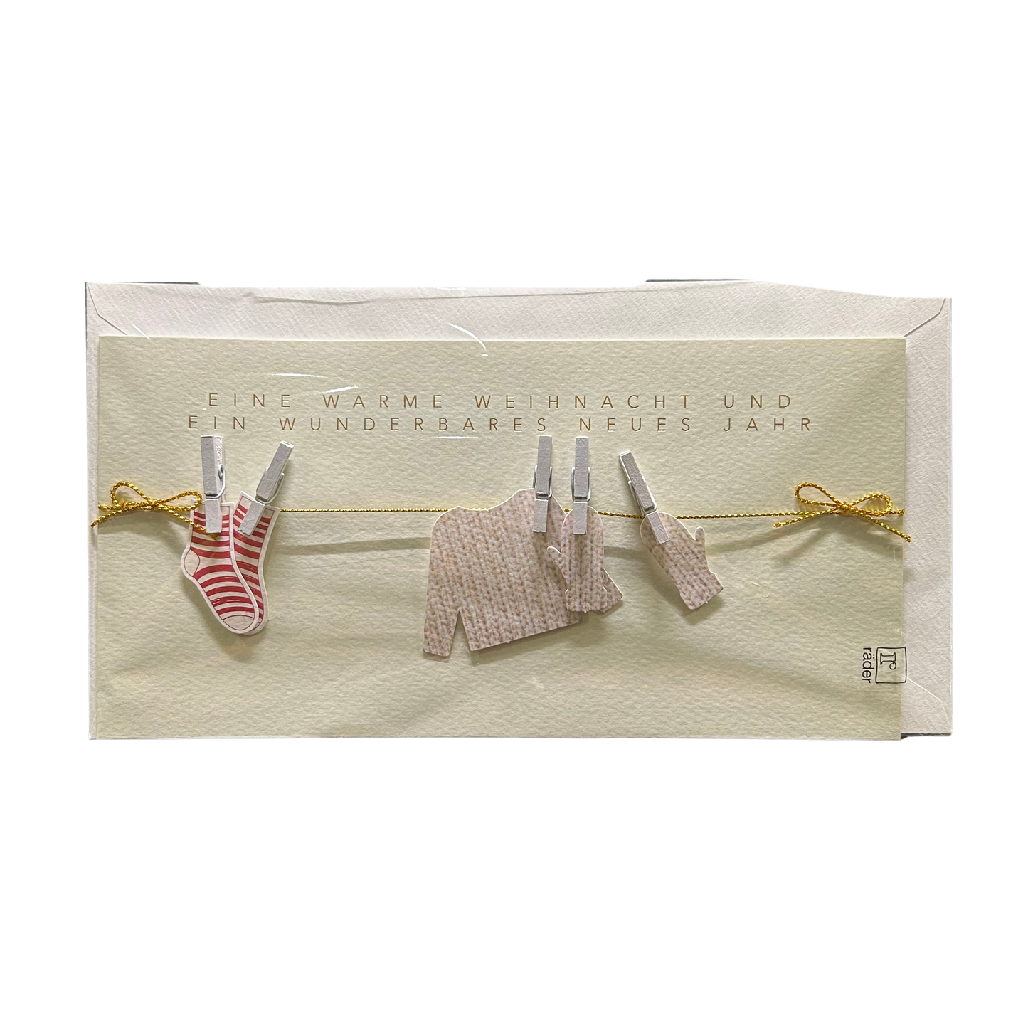 Weihnachtskarte Eine warme Weihnacht von räder design