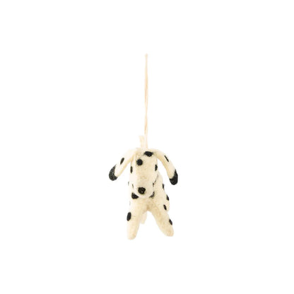 3er Set Baumschmuck Dalmatiner „Pongo“ von Gilde – Filz Christbaumschmuck Hund