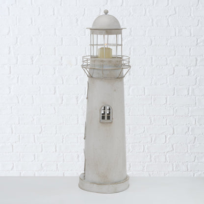 Indoor Laternen aus Metall, 2er-Setpreis Maritim Leuchtturm nordisch von Boltze