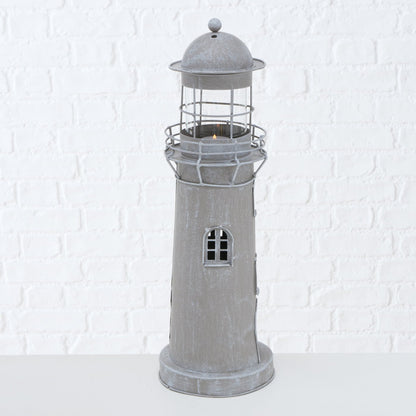 Indoor Laternen aus Metall, 2er-Setpreis Maritim Leuchtturm nordisch von Boltze