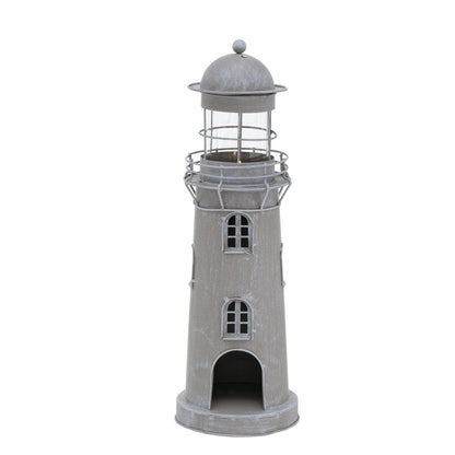 Indoor Laternen aus Metall, 2er-Setpreis Maritim Leuchtturm nordisch von Boltze