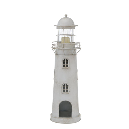 Indoor Laternen aus Metall, 2er-Setpreis Maritim Leuchtturm nordisch von Boltze