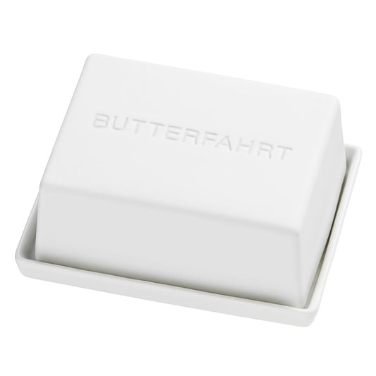 Butterdose aus Porzellan " Butterfahrt " von räder design mit Schiff und Wellen Maritim Geschenkidee