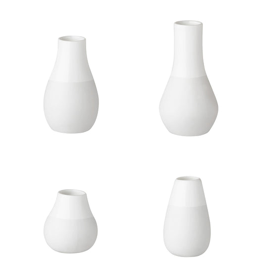 Minivasen aus Porzellan 4er-Set von räder design Formschön dekorativ Geschenk Vasen