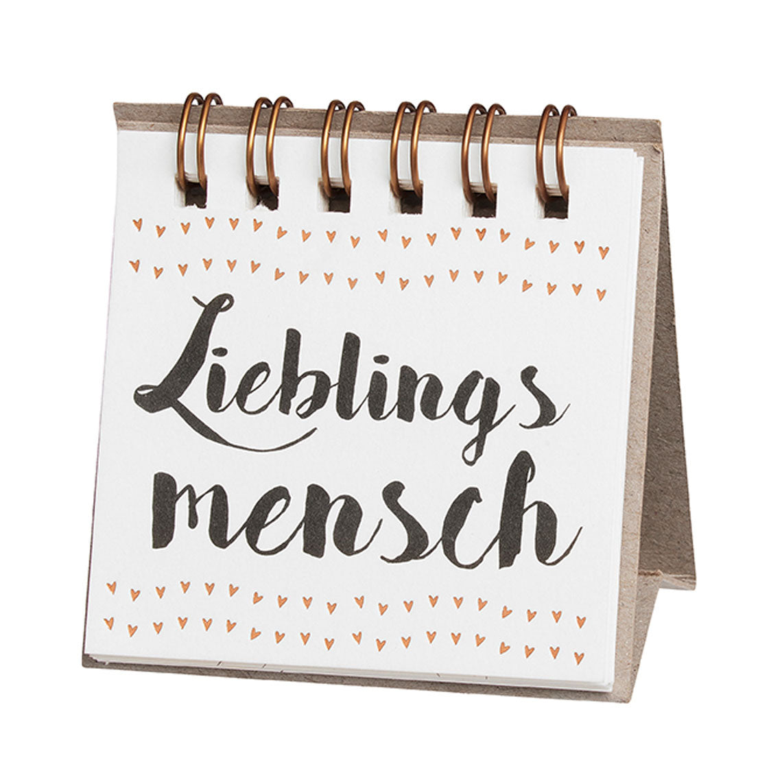 Aufsteller mit kleinen Botschaften "Lieblingsmensch" von räder