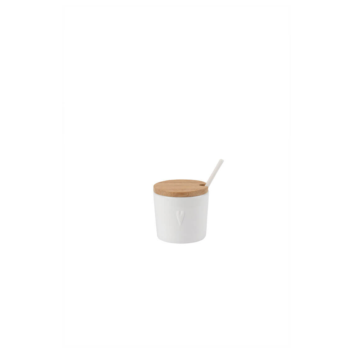 Holztablett mit Milchkännchen und Zuckerdose aus Porzellan von räder design  Modernes Frühstück mit Still