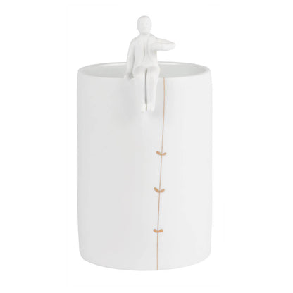 Vase aus Porzellan " Gärtner " von räder design Moderne Deko Blumen