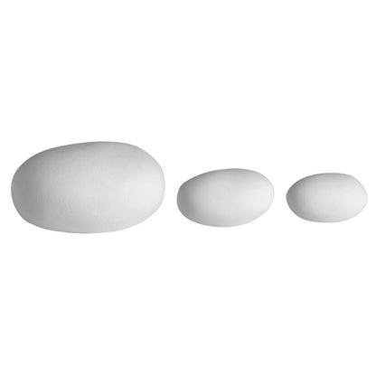 Lichtkieselsteine Set aus 3 aus Porzellan von räder design