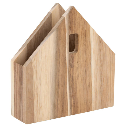 Serviettenhalter aus Holz für Cocktailservietten "Haus" von räder dekoratives Highlight