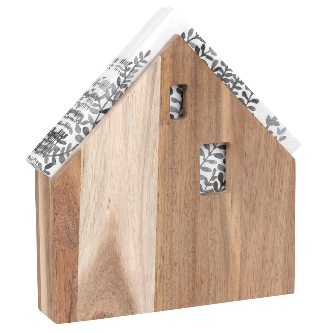 Serviettenhalter (groß)  aus Holz " Haus " von räder design hingucker