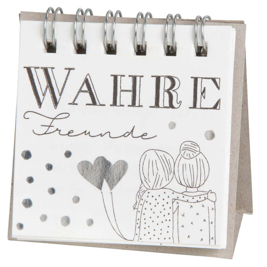 Aufsteller mit kleinen Botschaften "Wahre Freunde" von räder